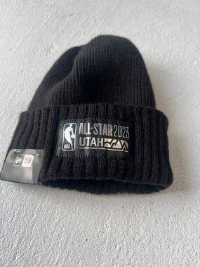 New Era Black NBA All-Star 2023 Utah Ribbed Beanie